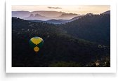 Walljar - Zwevend Luchtballon - Muurdecoratie - Poster