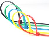 Jeu de serre-câbles | 500 pièces | Multicolore | Allteq