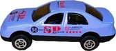 raceauto junior 7,5 cm RVS lichtpaars