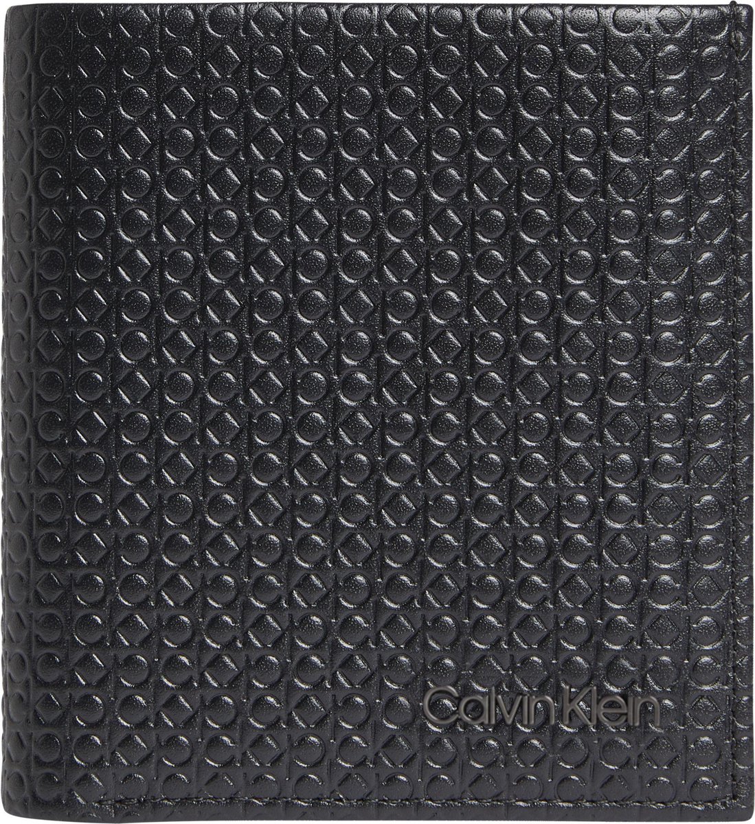 Calvin Klein - RFID - Warmth trifold 6cc w/coin - heren portemonnee - black nano