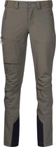 Breheimen Softshell - Dames Broek - Green Mud / Aluminium