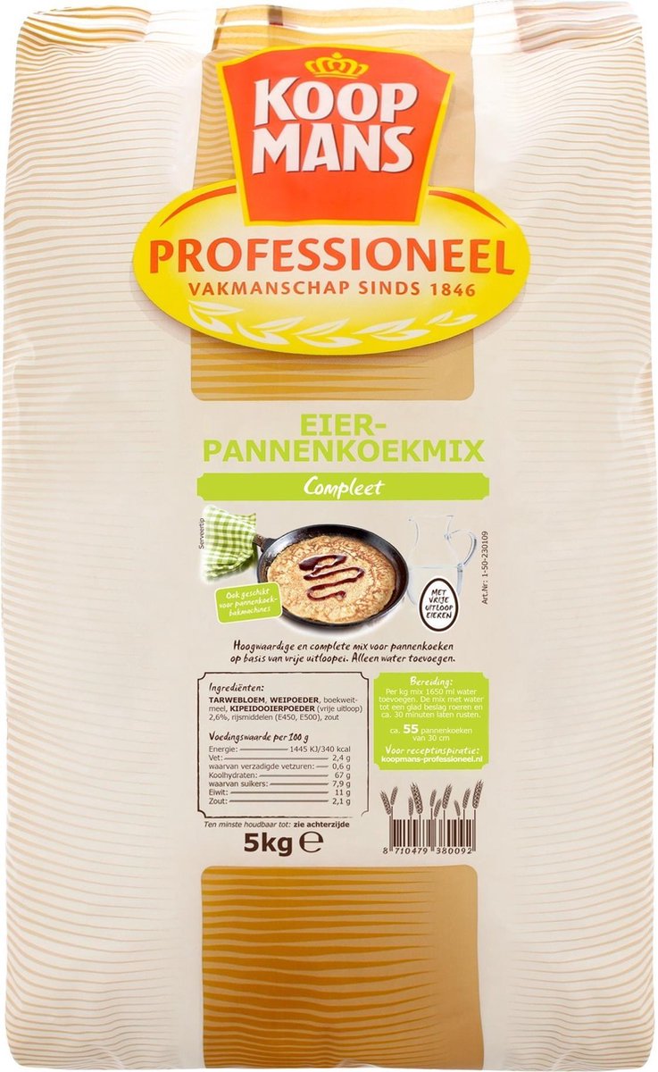 Koopmans eier pannenkoekmix 5 kg