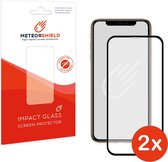 2 stuks: Meteorshield iPhone 11 Pro Max screenprotector - Full screen