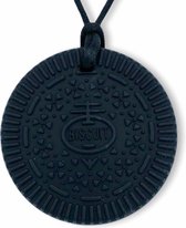 Chewzoo® - Bijtketting  Koekje - Kauwketting Cookie - Zwart