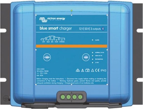 What is the Victron Smart IP43 Charger 12/50(3) 120-240V
