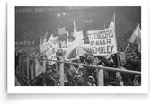 Walljar - Feyenoord - Reims '63 - Zwart wit poster