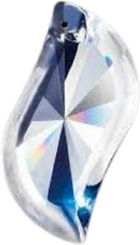 Raamkristal Twist 63 mm Silvercrystal Asfour ( 32% Pbo ) ( Feng Shui kristal , Raamhanger , Sun Catcher , Regenboogkristal )