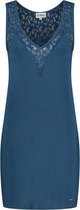 Cyell MYSTIQUE dames nachthemd mouwloos - blauw - Maat 42 Donkerblauw maat 42 (XL)