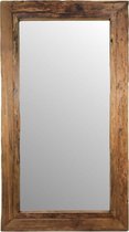 Wandspiegel Rustiek - 160x90 cm - drijfhout teak (H-SPR160)