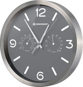 ACCSHINE Radiogestuurde Wandklok, Tikt niet, Stil, 30 cm Quartz, Werkt