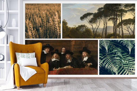 Papier Peint - Collage de Papier peint photo - Rembrandt - Plantes - Largeur 360 cm x Hauteur 240 cm