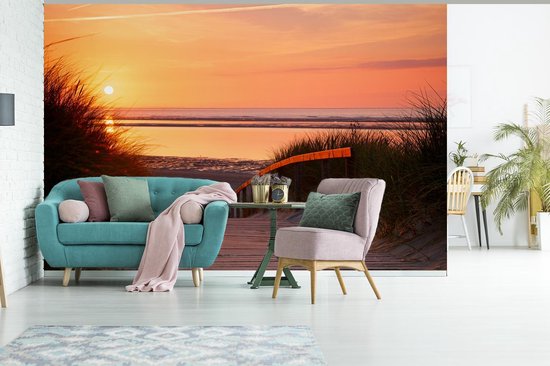 Papier peint - Papier peint photo Plage - Soleil - Couleurs - Largeur 390 cm x hauteur 260 cm