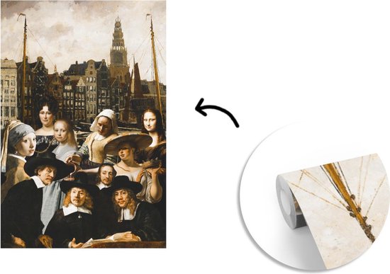 Papier Peint - Peintures Papier peint photo Peinture - Oude Meesters - Collage - Largeur 160 cm x Hauteur 240 cm