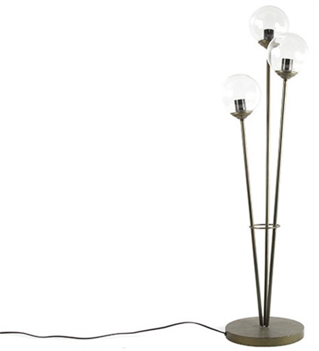 Hi-point Laurens Staande Lamp 124 Cm E27 Rvs 40w Goud