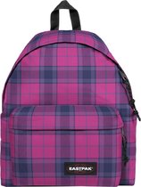 Eastpak Padded Pak'R Rugzak - 24 Liter - Checked Fuchsia