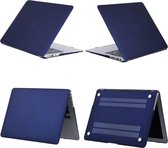 Macbook Hoes Case - Hard Cover voor Macbook Air 13 inch (modellen t/m 2017) A1369/A1466 - Laptop Cover - Matte Marine Blauw