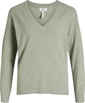 Object Collectors Item OBJTHESS L/S V-NECK KNIT PULLOVER NOOS Dames Trui - Maat S