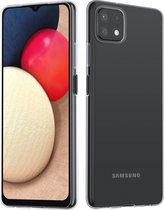 Samsung Galaxy A22 TPU Backcover - Transparant