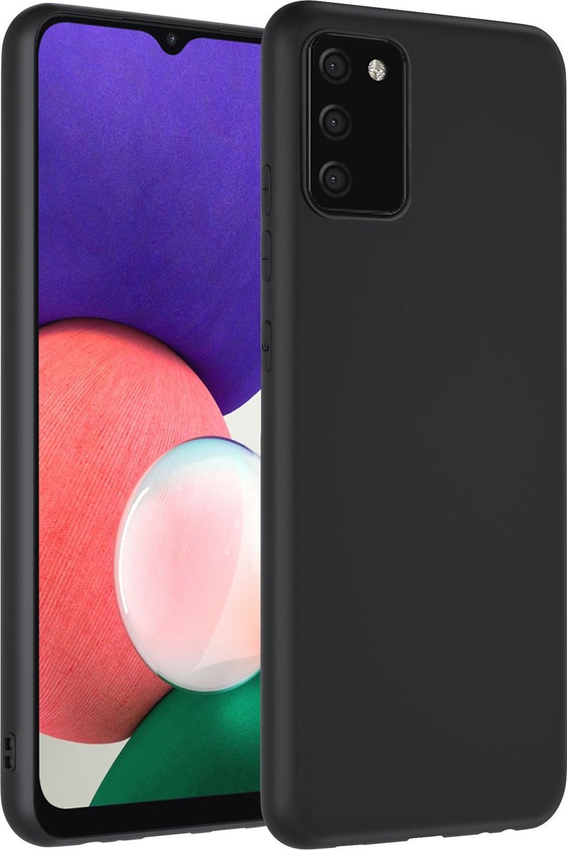 Zwart hoesje voor de Samsung Galaxy A02s - TPU Backcover