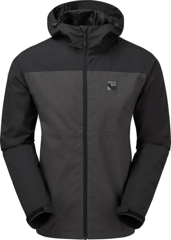 Sprayway Dagda Jacket Outdoorjas Heren Grijs/zwart Maat XXL