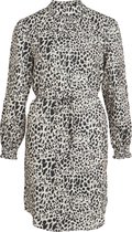 VILA VILOLA L/S HIGH NECK DRESS Dames Jurk - Maat 42