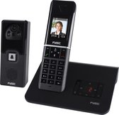 Fysic FX-6107 Telefoon & handige deur intercom met camera - Veiligheid en vertrouwen - Zwart