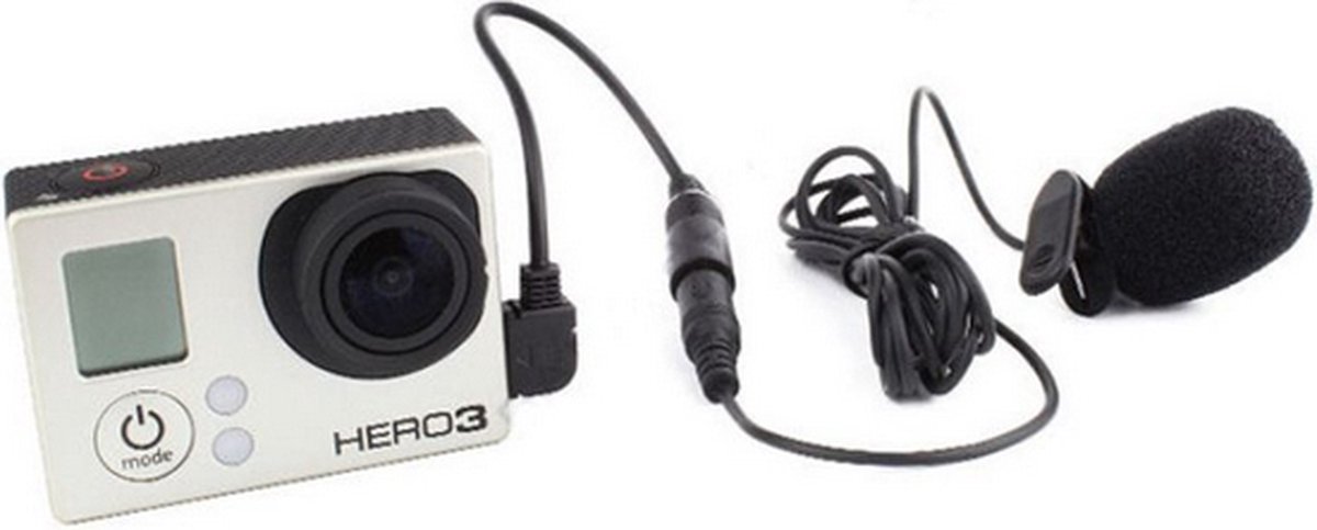 Afleiding Helemaal droog Abnormaal Microfoon voor GoPro (Hero 3 en 3+ / Met MINI USB aansluiting) / HaverCo |  bol