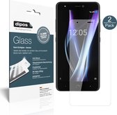 dipos I 2x Pantserfolie helder compatibel met BQ Aquaris X Pro Beschermfolie 9H screen-protector