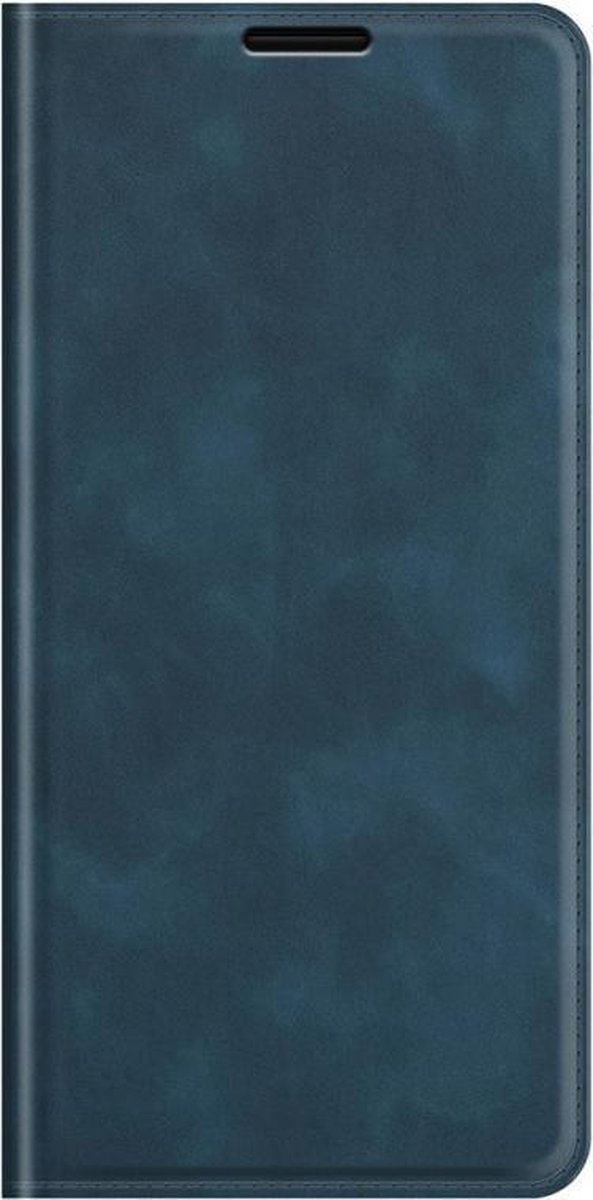 Casecentive Magnetisch Leren Wallet case - hoesje - wallet - iPhone 13 Pro Max - blauw