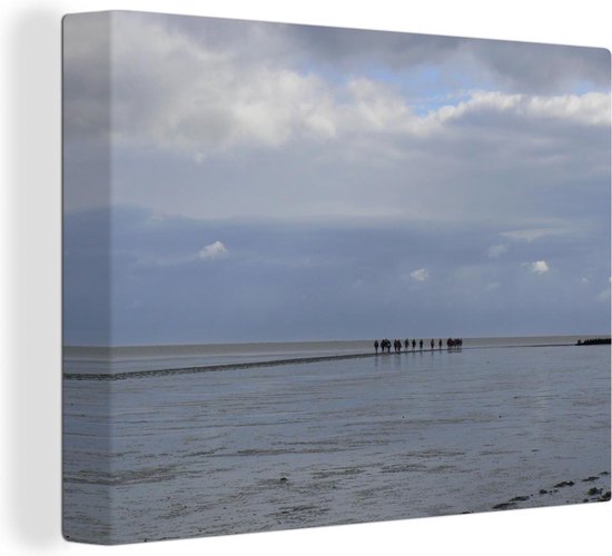 Tableau sur Toile Mer des Wadden - Plage - Ameland - 40x30 cm - Décoration murale