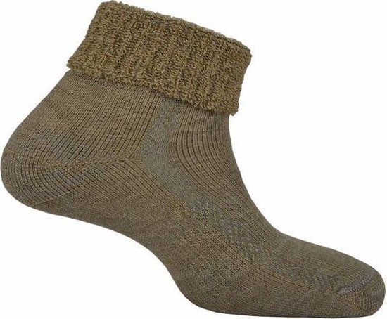 Foto: Eureka zachte merino wollen sokken s9 unisex beige maat 39 42