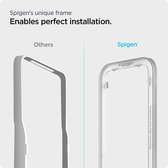 Spigen AlignMaster Screenprotector compatibel met iPhone 13, iPhone 13 Pro, 2 Stuks, Frame voor eenvoudige installatie, Volledige dekking, Case friendly, 9H Gehard Glas