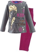 Disney Frozen pyjama grijs/roze maat 110