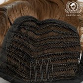 CAIRSTYLING CS623 Hair Extensions | Synthetic Vegan Hair |  Straight Ponytail | 100 Gram | 51 CM (20 inch) | 16 Clips 7 Delig | Haarverlenging | Inclusief Velvet Bag