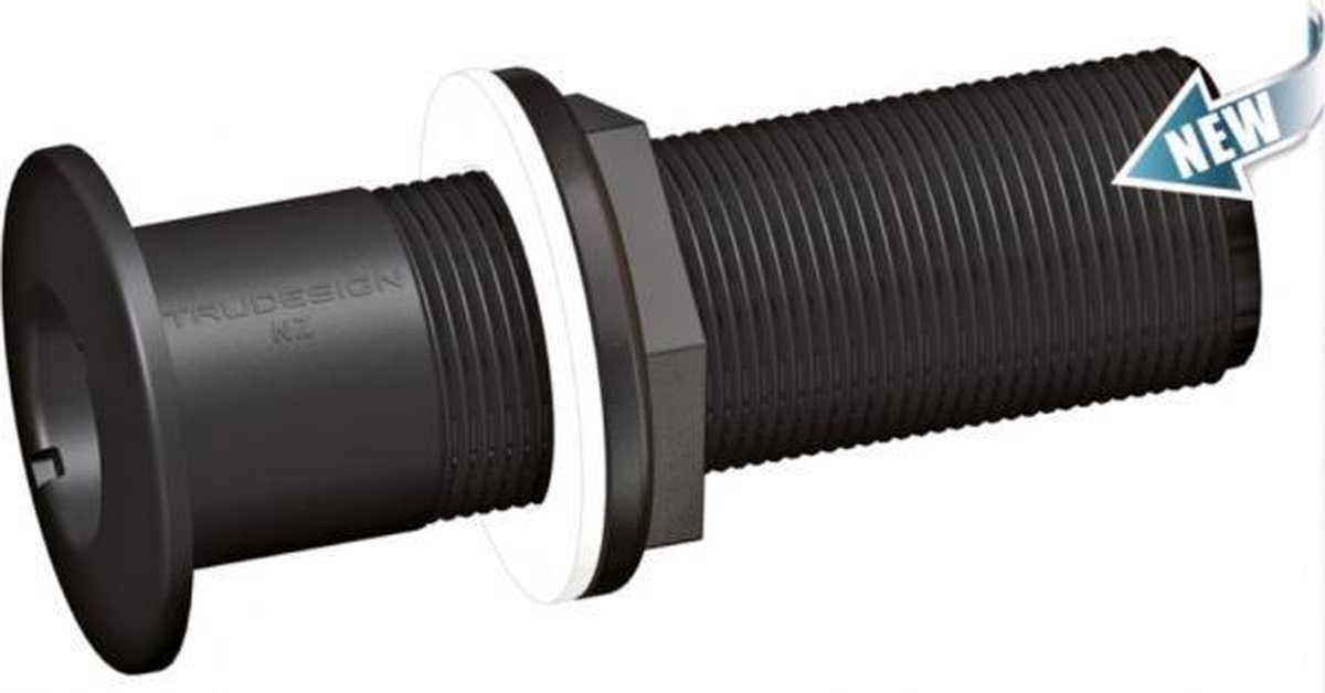 Trudesign skin fitting long thread BSP 3/4 140mm white