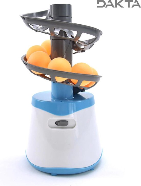 Dakta® Tafeltennistrainer | Pingpong Machine | Tafeltennis Robot | 15 Pingpong ballen | Elektrisch