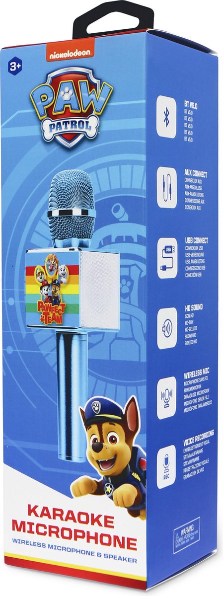 OTL Technologies Rainbow High Microphone karaoké sans fil pour enfants avec  haut-parleur