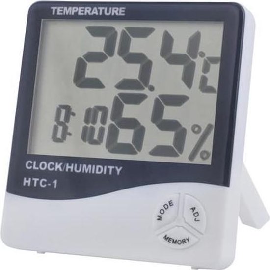 Digitaal weerstation thermometer hygrometer klok