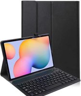 SeniorenTab tablethoes geschikt voor Samsung Galaxy Tab A7 (2020) - Book Case - Zwart