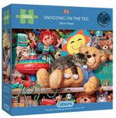 Legpuzzel - Gibsons- Snoozing on the Ted - 250extra grote puzzelstukken - oudere/slechtziende