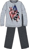 Avengers heren pyjama, licht-grijs, maat XL