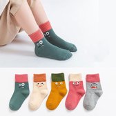 sokken jongens 27-30 | Set van 5 paar sokken | 5 verschillende kleuren | Sokken voor kinderen 3-5 jaar | sokken meisjes