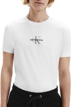 Calvin Klein New Iconic T-shirt - Mannen - Wit - Zwart - Zilver