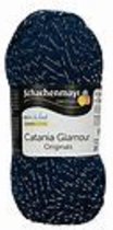 Catania Glamour Bleu foncé avec Glitter pack de 10 boules