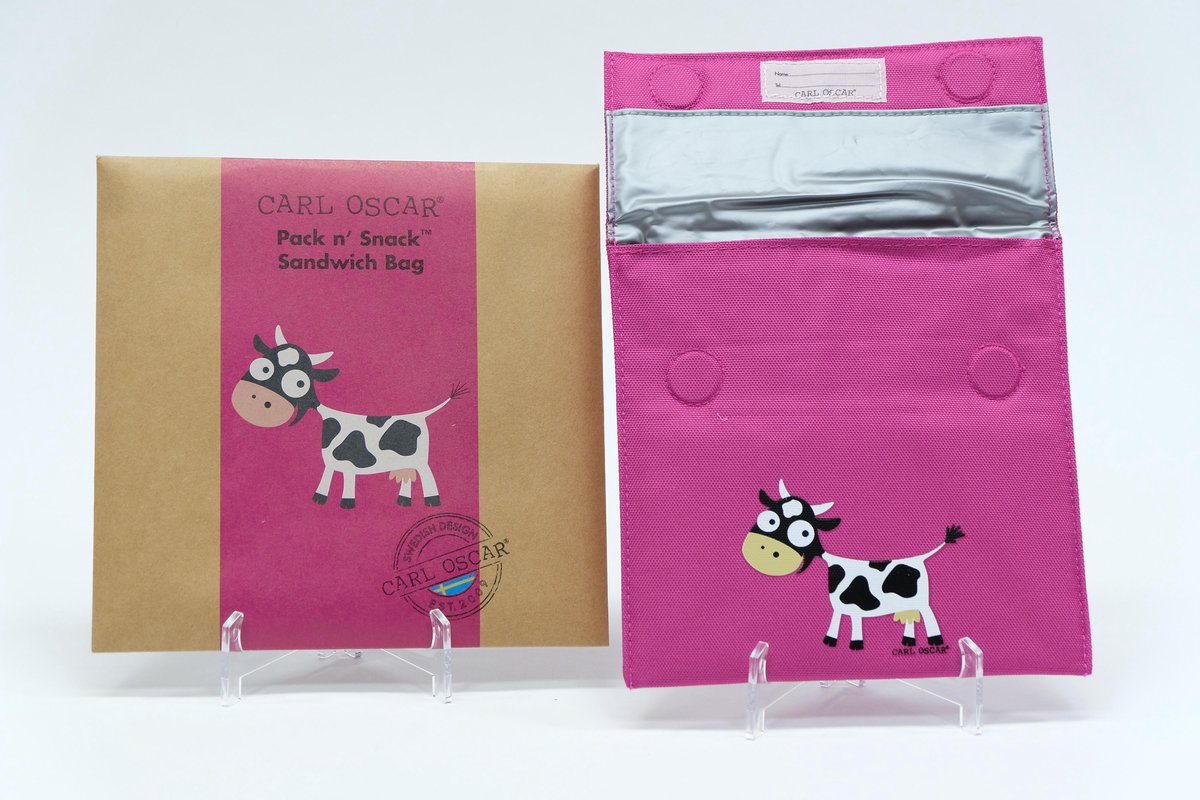 Carl Oscar - Pack 'n Snack - Sandwich bag - herbruikbaar boterhamzakje - kinderen