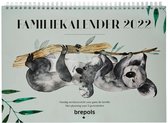 Brepols Familiekalender - Familieplanner 2022 (31cm x 22cm)