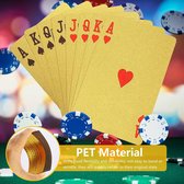 Gouden speelkaarten - Poker kaarten goud - Waterproof