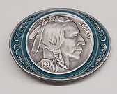 Buckle - Gesp - Indian Coin
