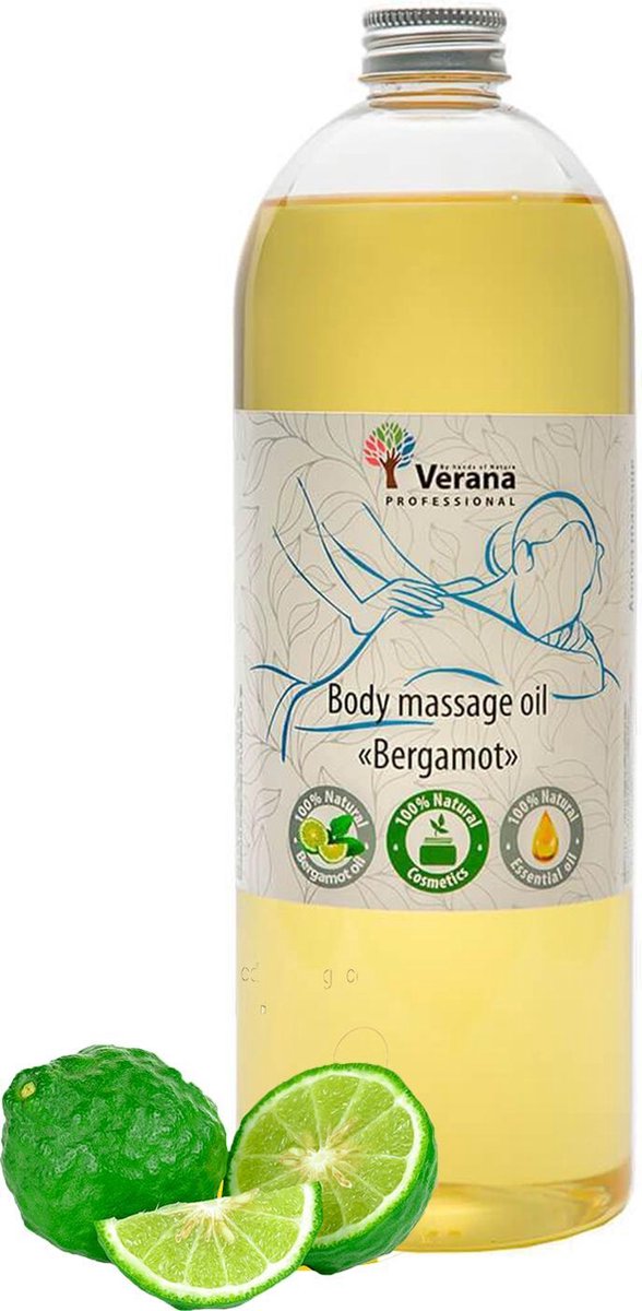 Goedkoopste Verana 100 Natuurlijke Massageolie Bergamot 1L