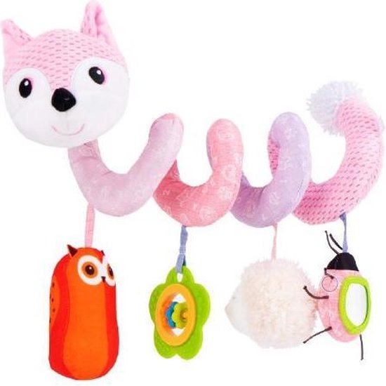 Loua's favorites Boxspiraal roze Vosje, baby speelgoed, Box Speelgoed, Baby  Spiraal,... | bol.com